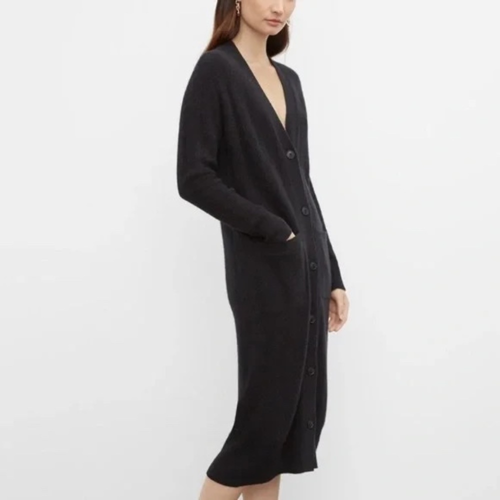 Club Monaco Cashmere Button Front Long Cardigan